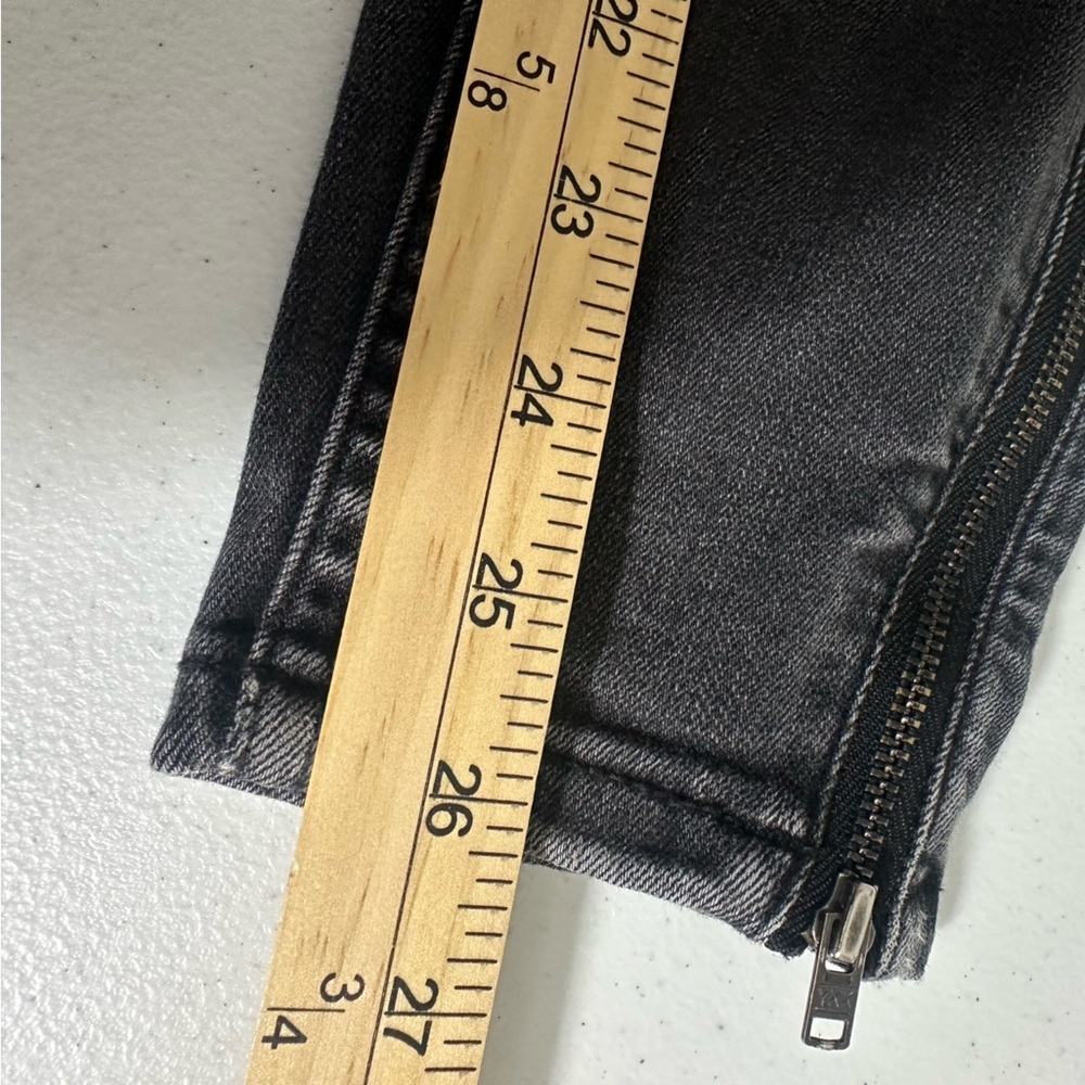 PILCRO & THE LETTERPRESS Sz 27 Jeans High-Rise Ankle Zip Denim Legging Pockets - Picture 15 of 15